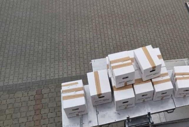 Behördenumzug in Schönberg mit einem Möbellift